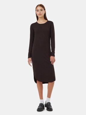New Tentree black sweatshirt dress size L